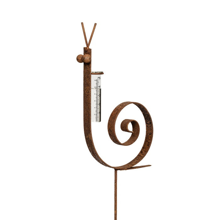 Snail rain gauge