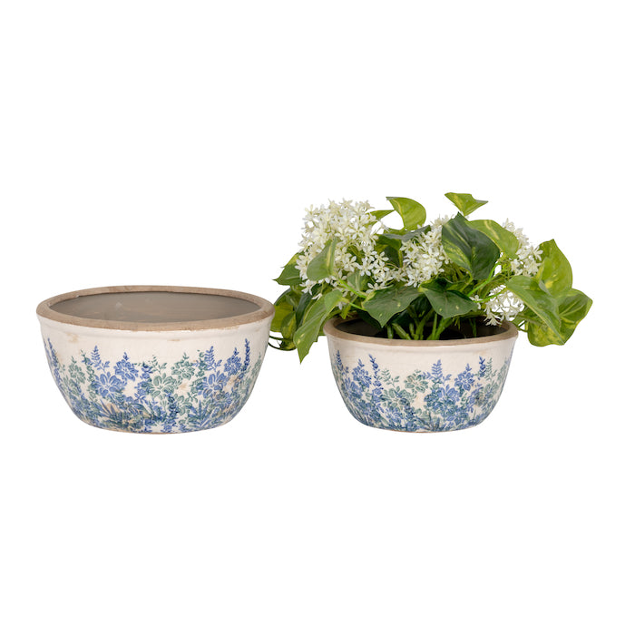 Lavender Summer Bowl Pots