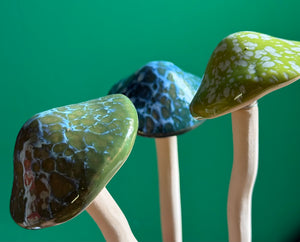 Meadow mushroom ornament