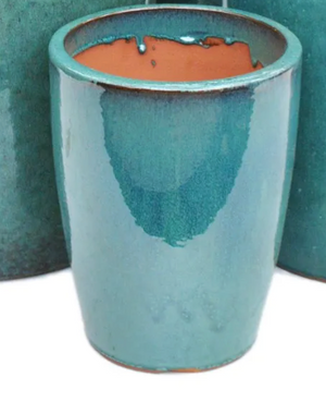 Glazed Tall Crucible Pot