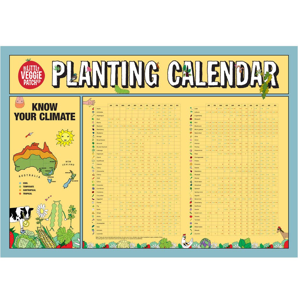 Little Veggie Patch Co - Planting Calendar